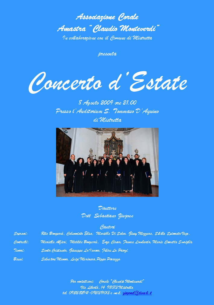 Concerto Coro Monteverdi